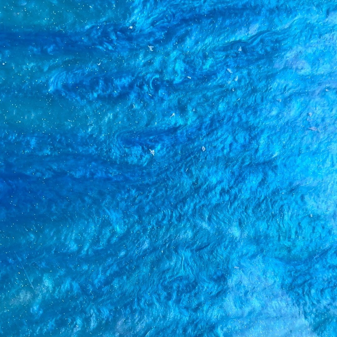 Sky Blue Marbled Glitter Cast Acrylic | Marbled Acrylic Sheet | CMB Acrylic