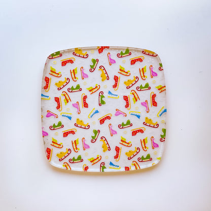 Sleighs Pattern Acrylic Sheet - CMB Pattern Acrylic