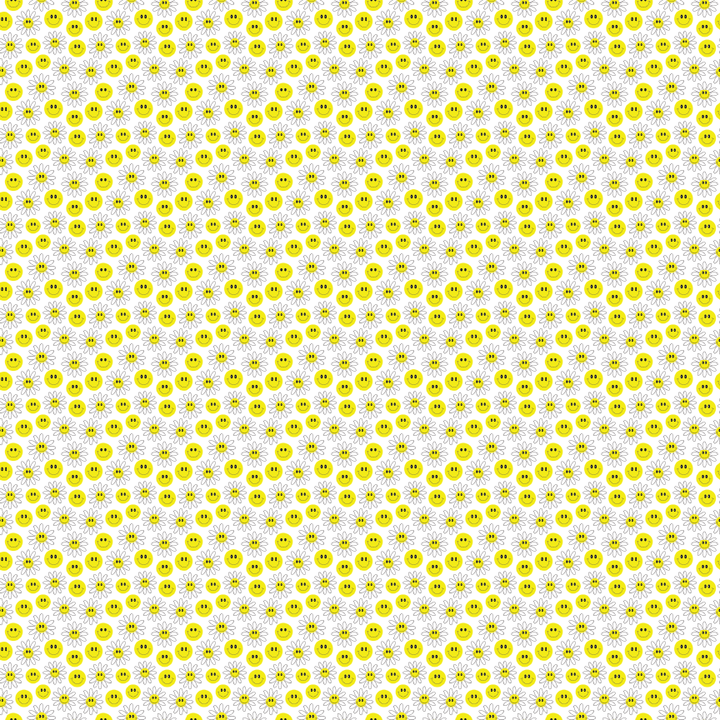Smiley Daisy Pattern Acrylic Sheet - CMB Pattern Acrylic
