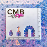 Snowflake 1 Pattern Acrylic Sheet - CMB Pattern Acrylic