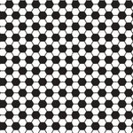 Soccer Ball Pattern Acrylic Sheet - CMB Pattern Acrylic