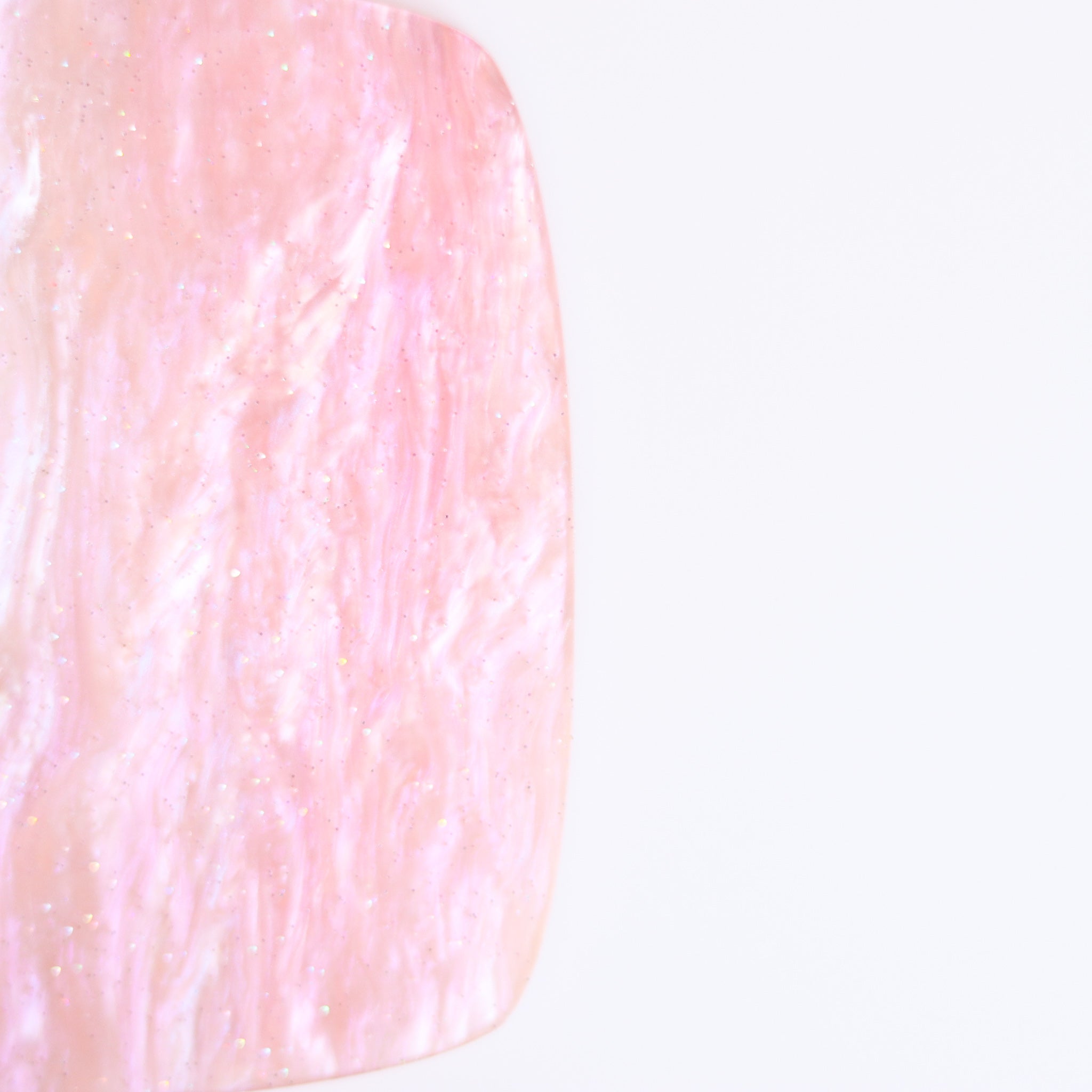 Soft Pink Marbled Glitter Cast Acrylic | Marbled Acrylic Sheet | CMB Acrylic