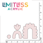 Spring Chevron Pattern Acrylic Sheet - CMB Pattern Acrylic