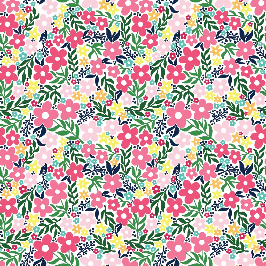 Spring Floral 2 Pattern Acrylic Sheets - CMB Pattern Acrylic