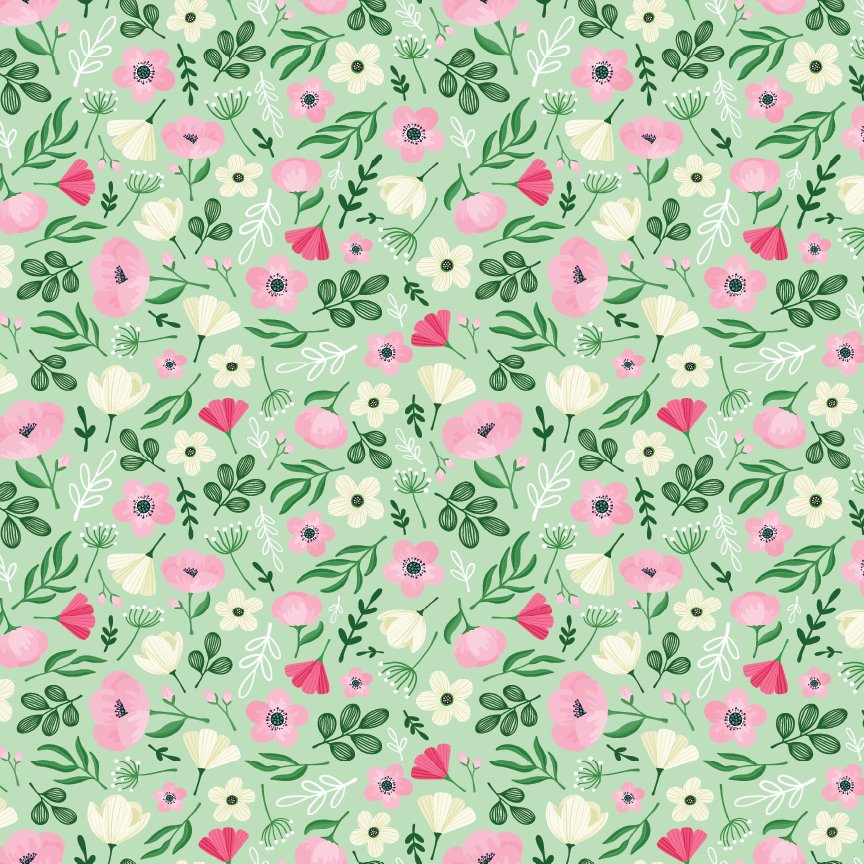Spring Floral 3 Pattern Acrylic Sheets - CMB Pattern Acrylic