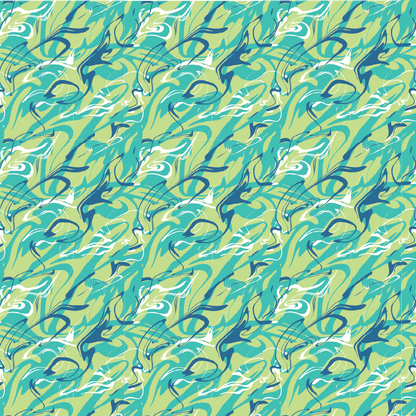 Spring Green Paint Pour Pattern Acrylic Sheets - CMB Pattern Acrylic