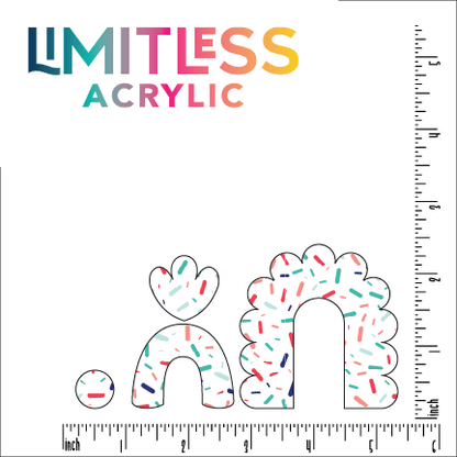 Sprinkles Pattern Acrylic Sheet - CMB Pattern Acrylic