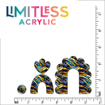 Stained Glass 2 Pattern Acrylic Sheet - CMB Pattern Acrylic