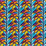 Stained Glass 3 Pattern Acrylic Sheet - CMB Pattern Acrylic