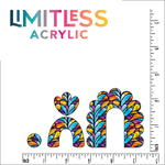 Stained Glass 3 Pattern Acrylic Sheet - CMB Pattern Acrylic