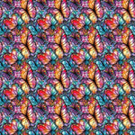 Stained Glass Butterflies Pattern Acrylic Sheets - CMB Pattern Acrylic