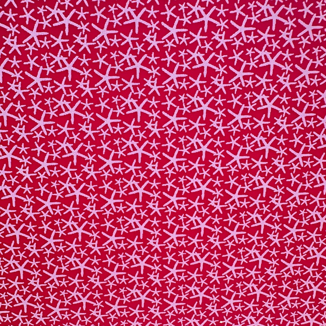 Starfish on Matte Magenta Pattern Acrylic Sheet CMB PRESTIGE PATTERNS - Acrylic Sheets