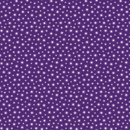 Stars on Purple Pattern Acrylic Sheet - CMB Pattern Acrylic