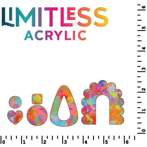 Summer Bright Impression Pattern Acrylic Sheets - CMB Pattern Acrylic