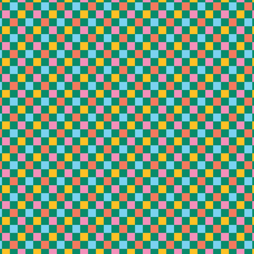 Summer Checkered Pattern Acrylic Sheets - CMB Pattern Acrylic