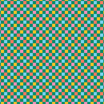 Summer Checkered Pattern Acrylic Sheets - CMB Pattern Acrylic