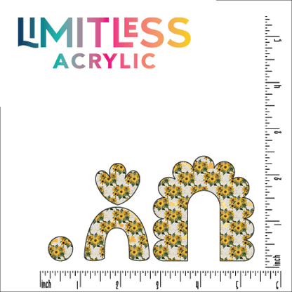 Sunflower Hive Pattern Acrylic Sheet - CMB Pattern Acrylic
