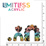 Sunset Ink Swirl Pattern Acrylic Sheet - CMB Pattern Acrylic