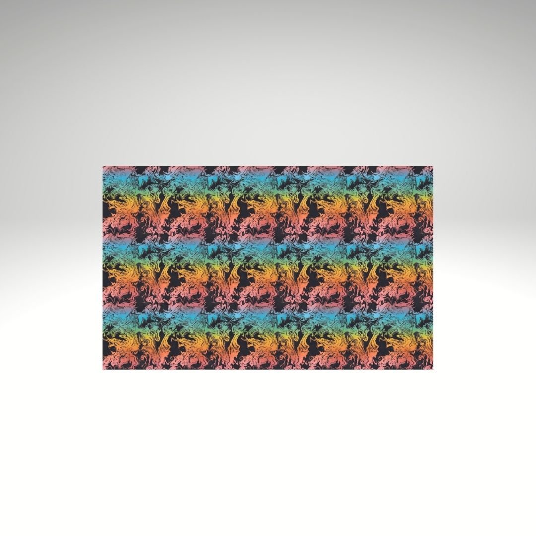 Sunset Ink Swirl Pattern Sheet - CMB Pattern Acrylic