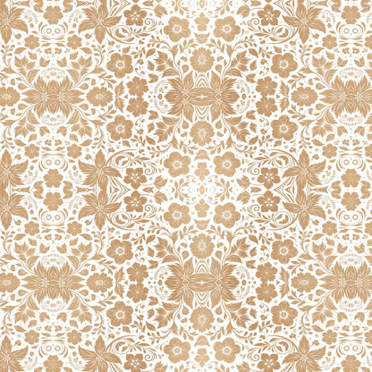 Tan Floral Lace Pattern Acrylic Sheets - CMB Pattern Acrylic