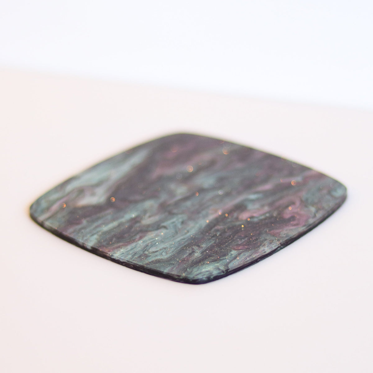 Teal and Pink Marbled Glitter Cast Acrylic | Marbled Acrylic Sheet | CMB Acrylic