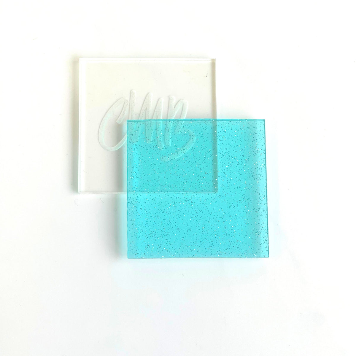 Teal Glitter Jellies Cast Acrylic | Glitter Acrylic Sheet | CMB Acrylic
