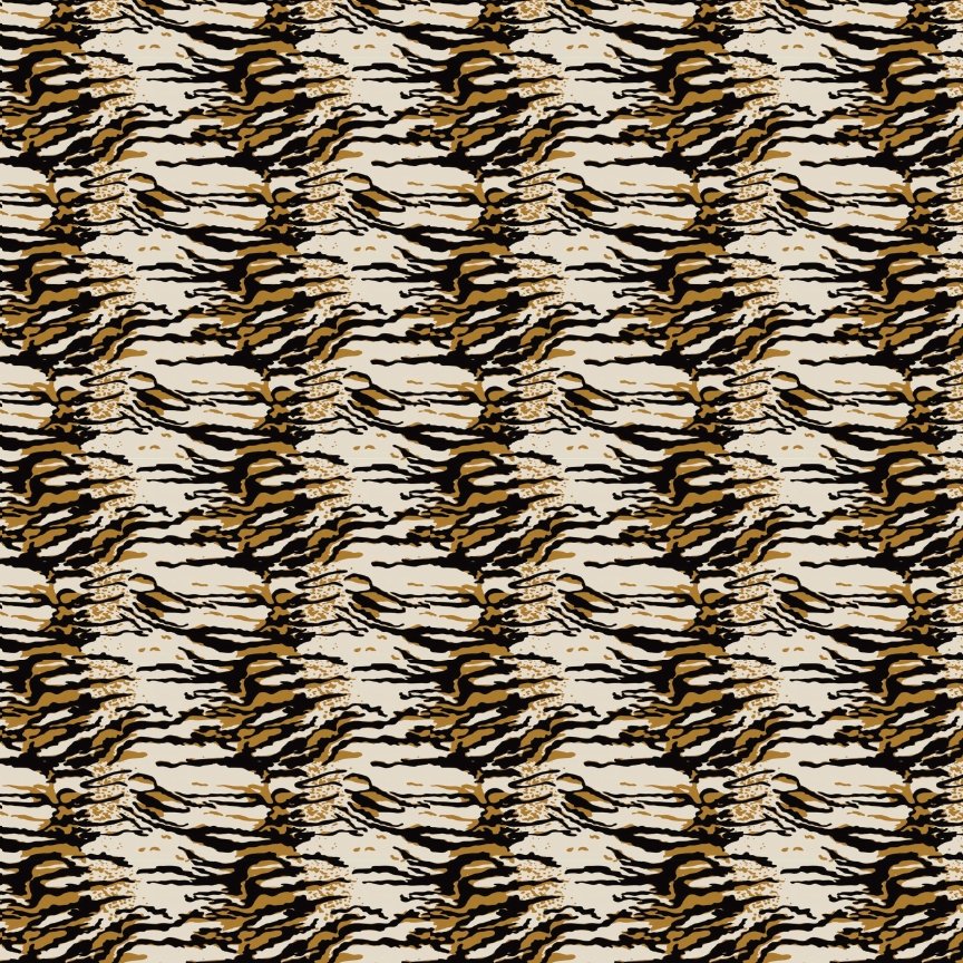 Tiger Stripes Pattern Acrylic Sheet - CMB Pattern Acrylic