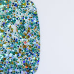 Totally Teal Glitter Dots Cast Acrylic | Glitter Acrylic Sheet | CMB Acrylic