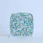 Totally Teal Glitter Dots Cast Acrylic | Glitter Acrylic Sheet | CMB Acrylic