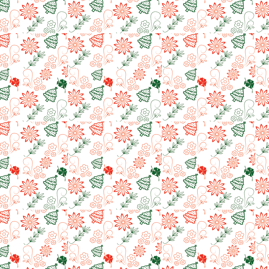 Traditional Christmas Pattern Acrylic Sheets - CMB Pattern Acrylic