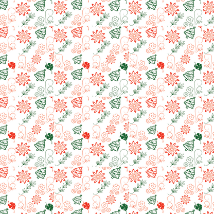 Traditional Christmas Pattern Acrylic Sheets - CMB Pattern Acrylic