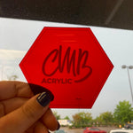Transparent Red Cast Acrylic | Transparent Acrylic Sheet | CMB Acrylic