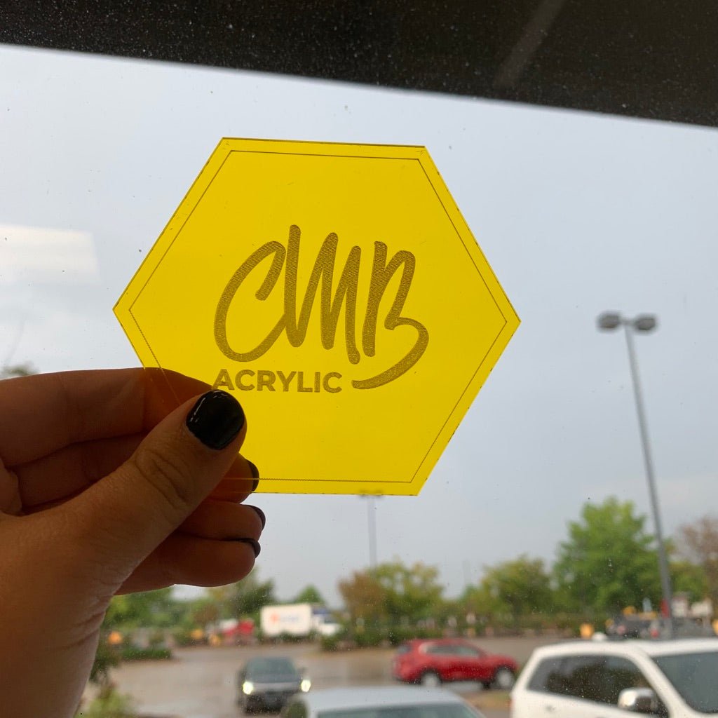 Transparent Yellow Cast Acrylic | Transparent Acrylic Sheet | CMB Acrylic