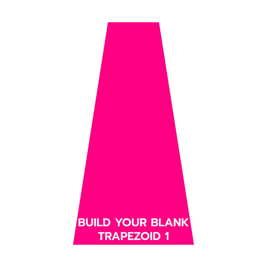Trapezoid Acrylic Blanks - Blank Builder Shapes