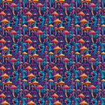 Trippy Mushroom Forest Pattern Acrylic Sheets - CMB Pattern Acrylic