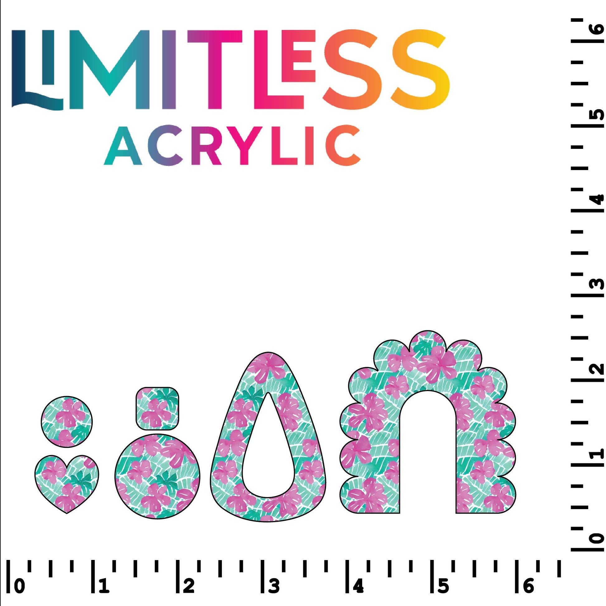 Tropical Prep Pattern Acrylic Sheets - CMB Pattern Acrylic