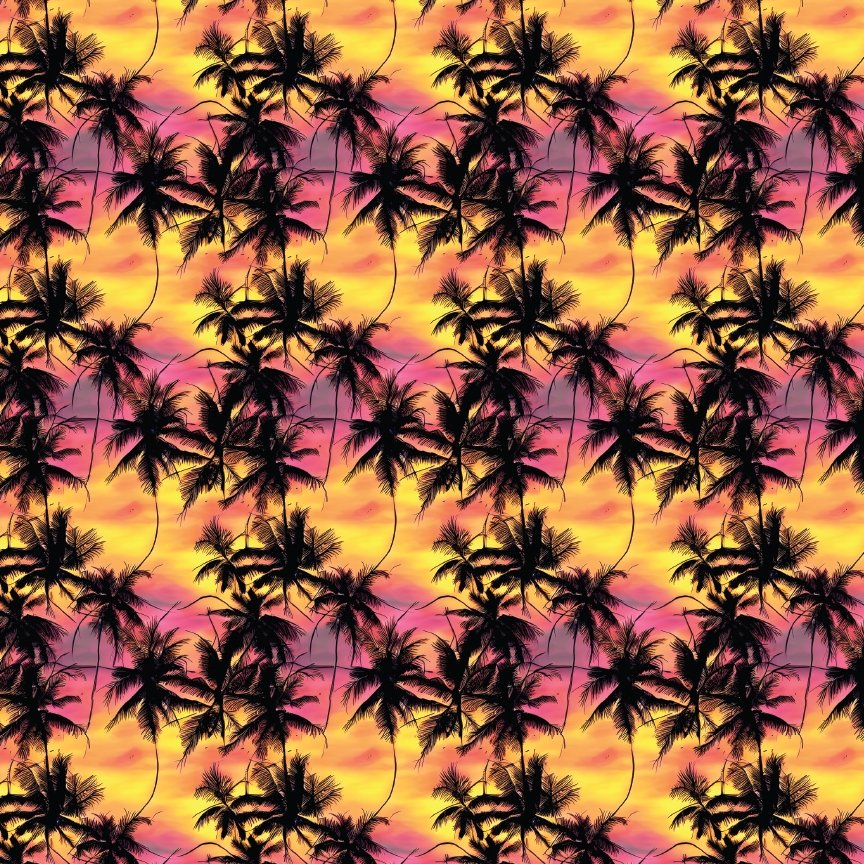 Tropical Sunset Pattern Acrylic Sheets - CMB Pattern Acrylic