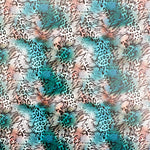 Turquoise Animal Print Pattern Acrylic Sheet - CMB Pattern Acrylic