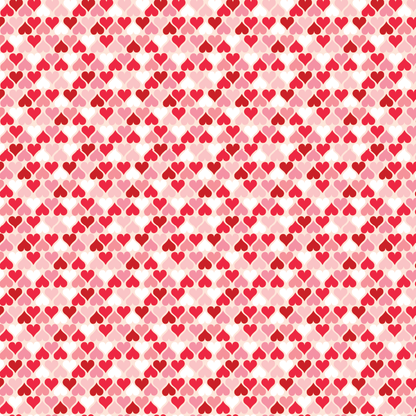 Valentine Hearts Pattern Acrylic Sheet - CMB Pattern Acrylic