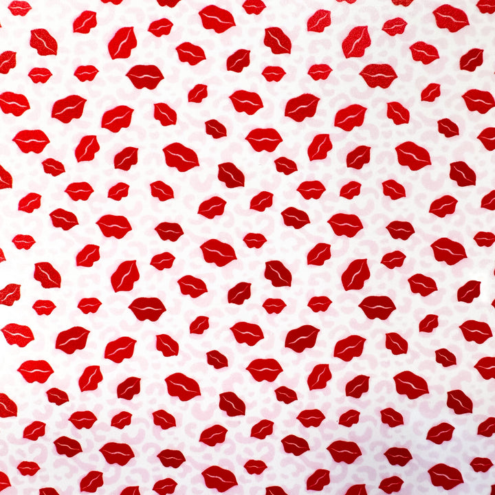 Valentine Leopard Lips Pattern Acrylic Sheet - CMB Pattern Acrylic