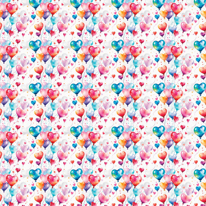 Valentines Day Balloons Pattern Acrylic Sheets - CMB Pattern Acrylic