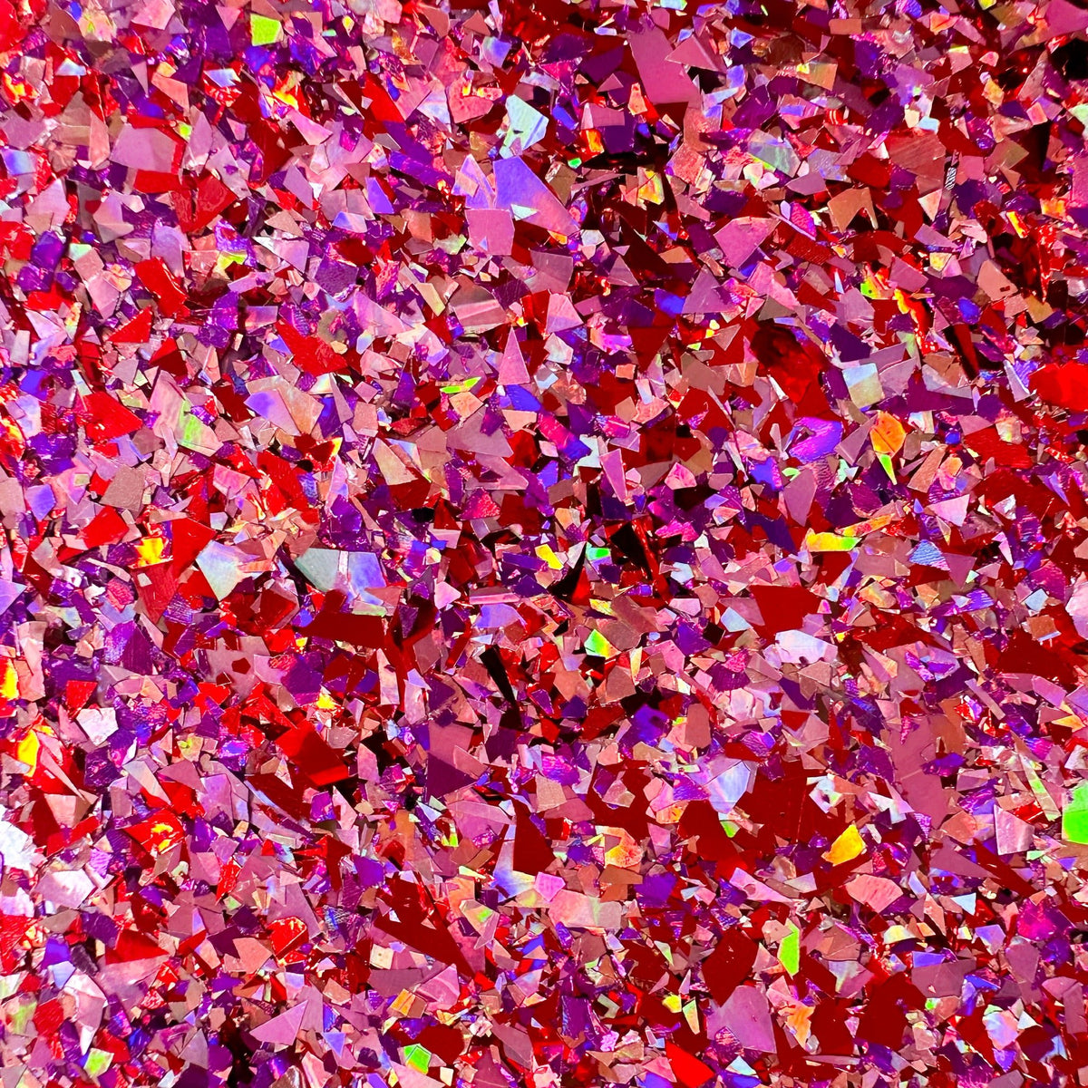 Valentines Red Chunky Flake Glitter Cast Acrylic | Glitter Acrylic Sheet | CMB Acrylic