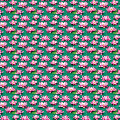 Water Lillies Pattern Acrylic Sheets - CMB Pattern Acrylic