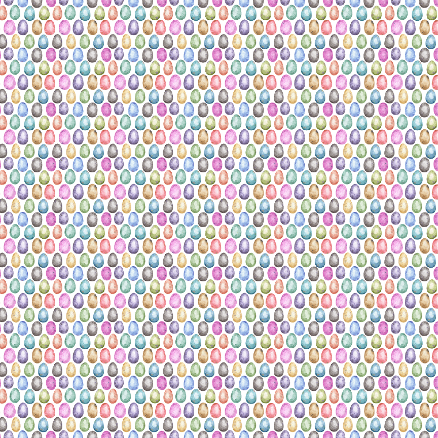 Watercolor Easter Eggs Pattern Acrylic Sheet - CMB Pattern Acrylic