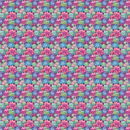 Watercolor Succulents Pattern Acrylic Sheets - CMB Pattern Acrylic