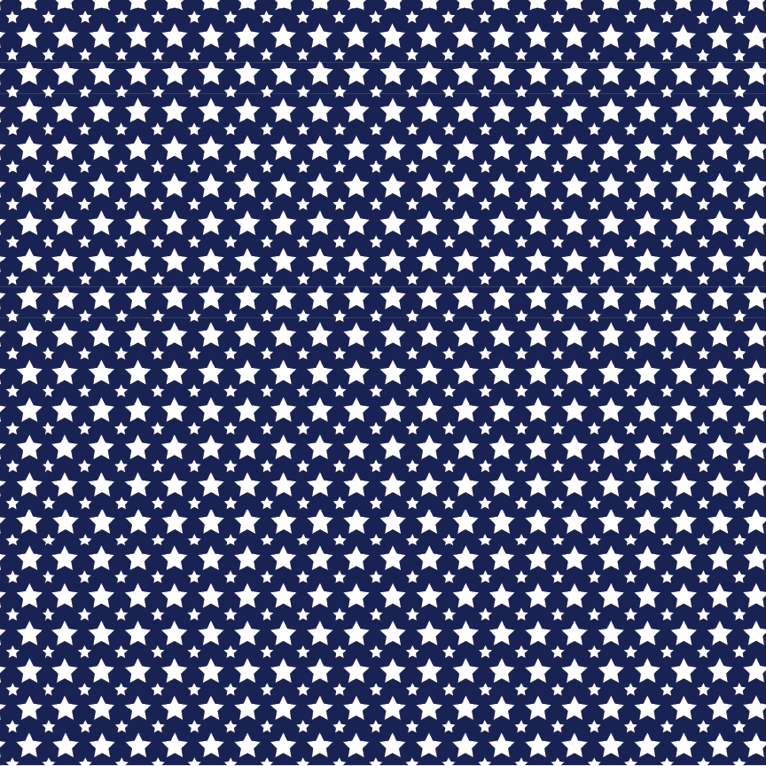 White Stars on Blue Pattern Acrylic Sheets - CMB Pattern Acrylic