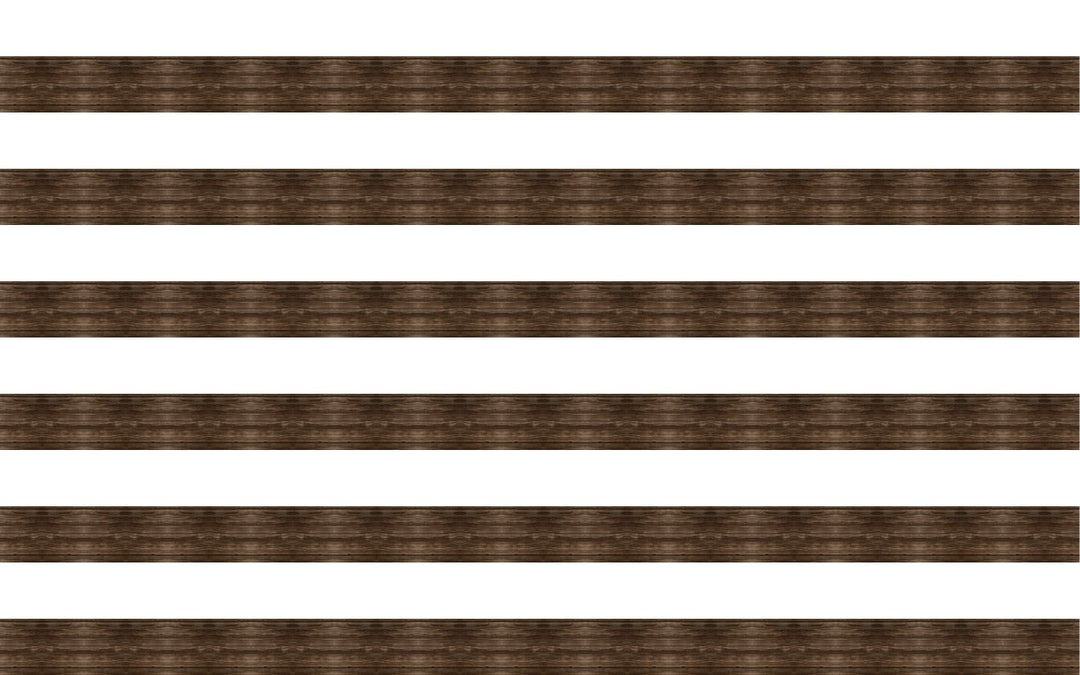 Wood Stripes 1" Pattern Acrylic Sheet - CMB Pattern Acrylic