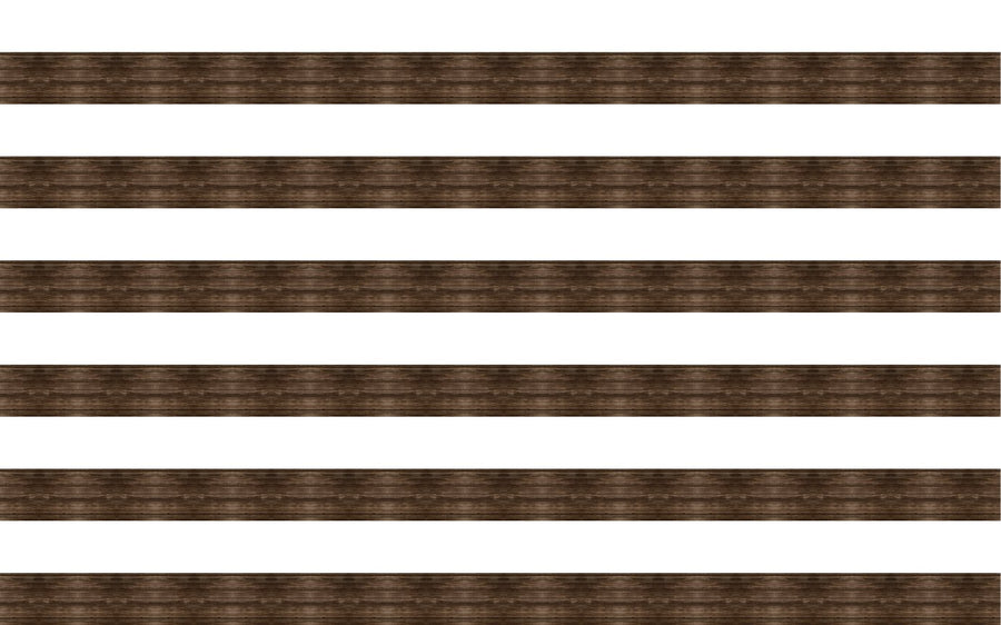 Wood Stripes 1" Pattern Acrylic Sheet - CMB Pattern Acrylic