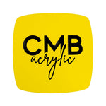 Yellow Engraves Black Laser XT Two Tone Acrylic | Two Tone Acrylic Sheet | CMB Acrylic
