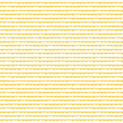 Yellow Scallop Stripes Pattern Acrylic Sheets - CMB Pattern Acrylic